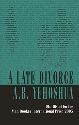 Book cover: "A Late Divorce" by A.B. Yehoshua, teal and black design.
