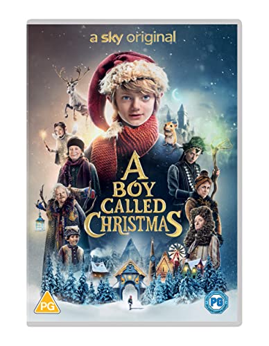 DVD cover for A Boy Called Christmas featuring a boy and various fantasy characters.
