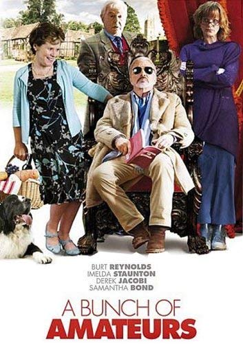 DVD cover featuring four actors, a dog, and the film title A Bunch Of Amateurs.