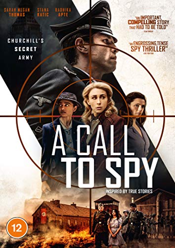 DVD cover for "A Call to Spy" featuring three women and a soldier.