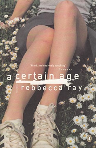 Book cover: legs in shorts and sneakers among daisies, title “a certain age”.