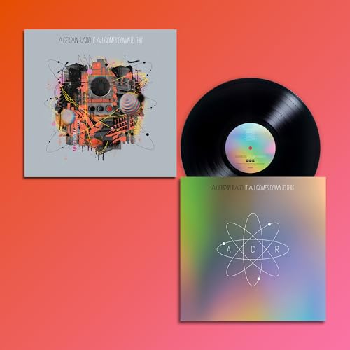 A Certain Ratio vinyl record with colorful, abstract cover art.