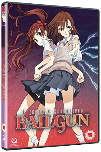 DVD cover featuring two anime girls with electric powers.