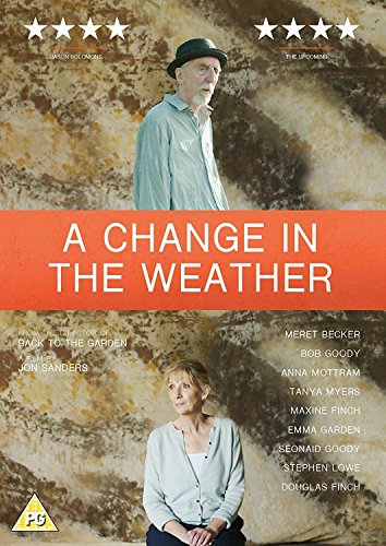 DVD cover for "A Change In The Weather" featuring two older adults.