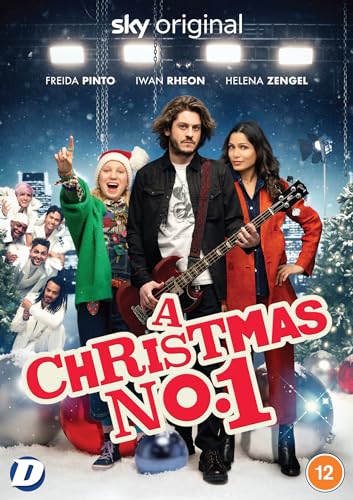 DVD cover for A Christmas No. 1 featuring three lead actors and holiday decorations.