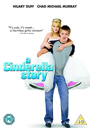 DVD cover for “A Cinderella Story” featuring Hilary Duff and Chad Michael Murray.