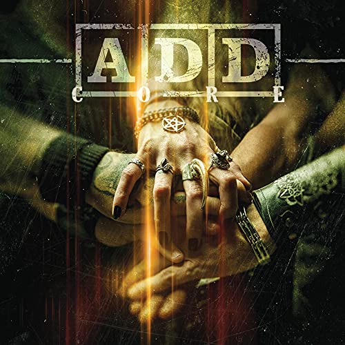 CD cover showing tattooed hands with rings and jewelry, titled ADD CORE.