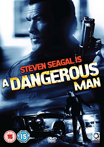 DVD cover for "A Dangerous Man" featuring Steven Seagal with a handgun.
