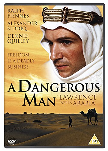 DVD cover featuring a man in white headscarf against a desert landscape at sunset.