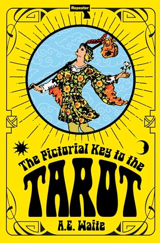 Book cover for The Pictorial Key to the Tarot featuring a figure in yellow.
