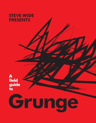 Red book cover with black abstract lines and the title “Grunge”.