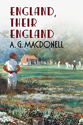 Book cover: “England, Their England” with a pastoral scene of cricket.
