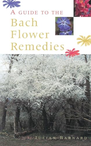 Book cover: "A Guide To The Bach Flower Remedies" with floral images.