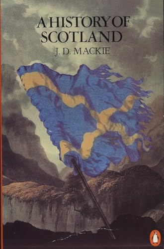 Book cover: “A History of Scotland” with a waving Scottish flag.