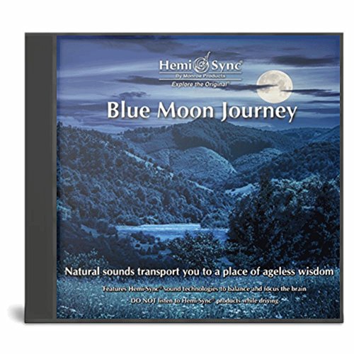 CD case with a serene landscape and full moon under a dark blue sky.