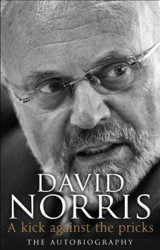 Black and white portrait of David Norris, book cover for his autobiography.