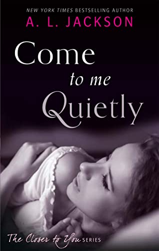 Book cover featuring a woman lying down with the title Come to Me Quietly.