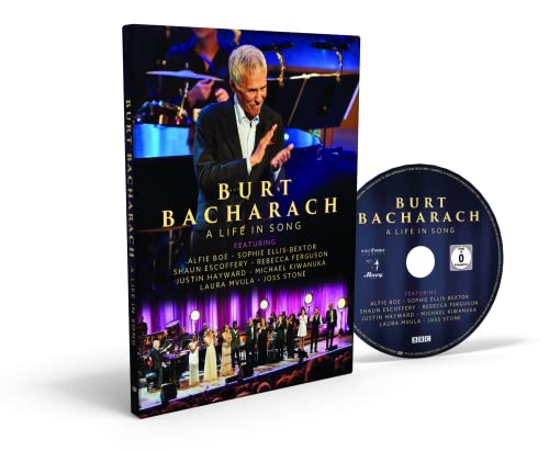 Burt Bacharach "A Life In Song" DVD cover and disc image.