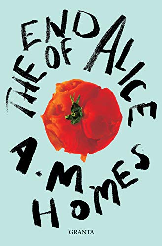 Book cover with a red tomato on light blue, black handwritten text by A.M. Homes.