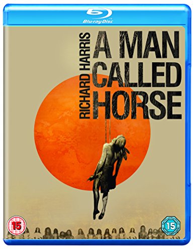 A Man Called Horse" Blu-ray cover with orange sun and figure.