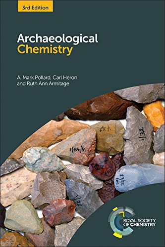 Book cover for “Archaeological Chemistry” with stone artifacts image.
