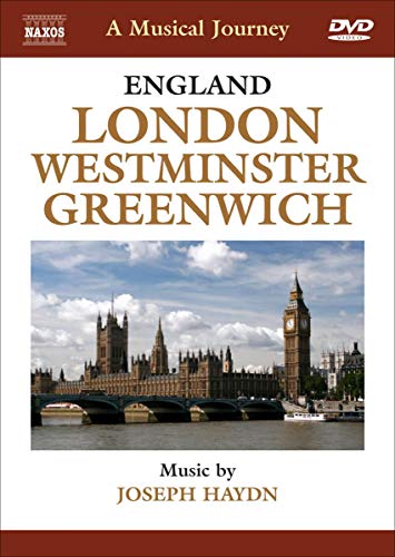 DVD cover for "A Musical Journey: England" featuring Big Ben and Westminster.