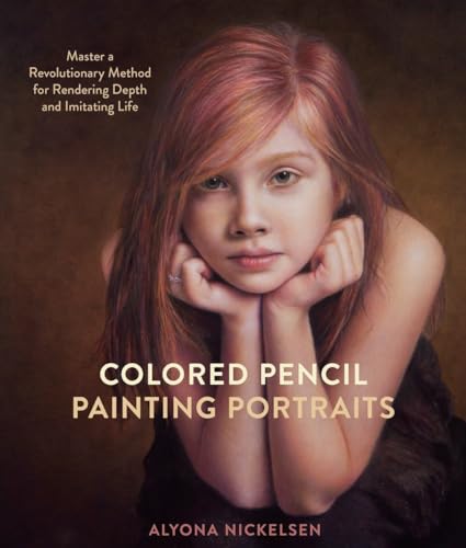 Book cover featuring a realistic colored pencil portrait of a young girl.
