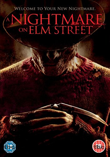 Freddy Krueger wearing a hat and red sweater with a bladed glove on cover.