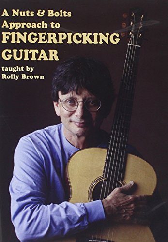 DVD cover featuring guitarist Rolly Brown and acoustic guitar.