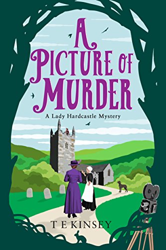 Book cover: village scene with figures, a castle, and vintage camera.