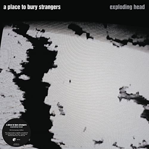 Vinyl record cover: abstract black and white textured image with text.