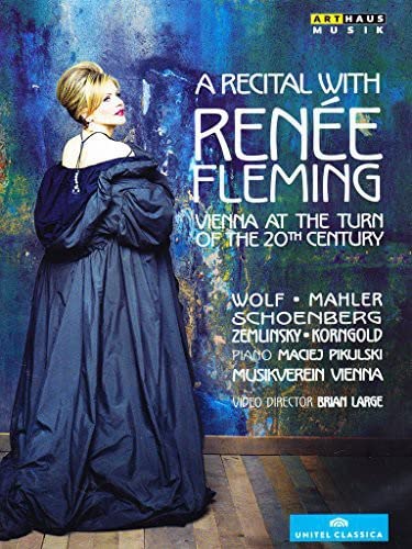 DVD cover featuring Renee Fleming in a dark gown, with text details.