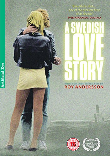 DVD cover for "A Swedish Love Story" showing a couple embracing.