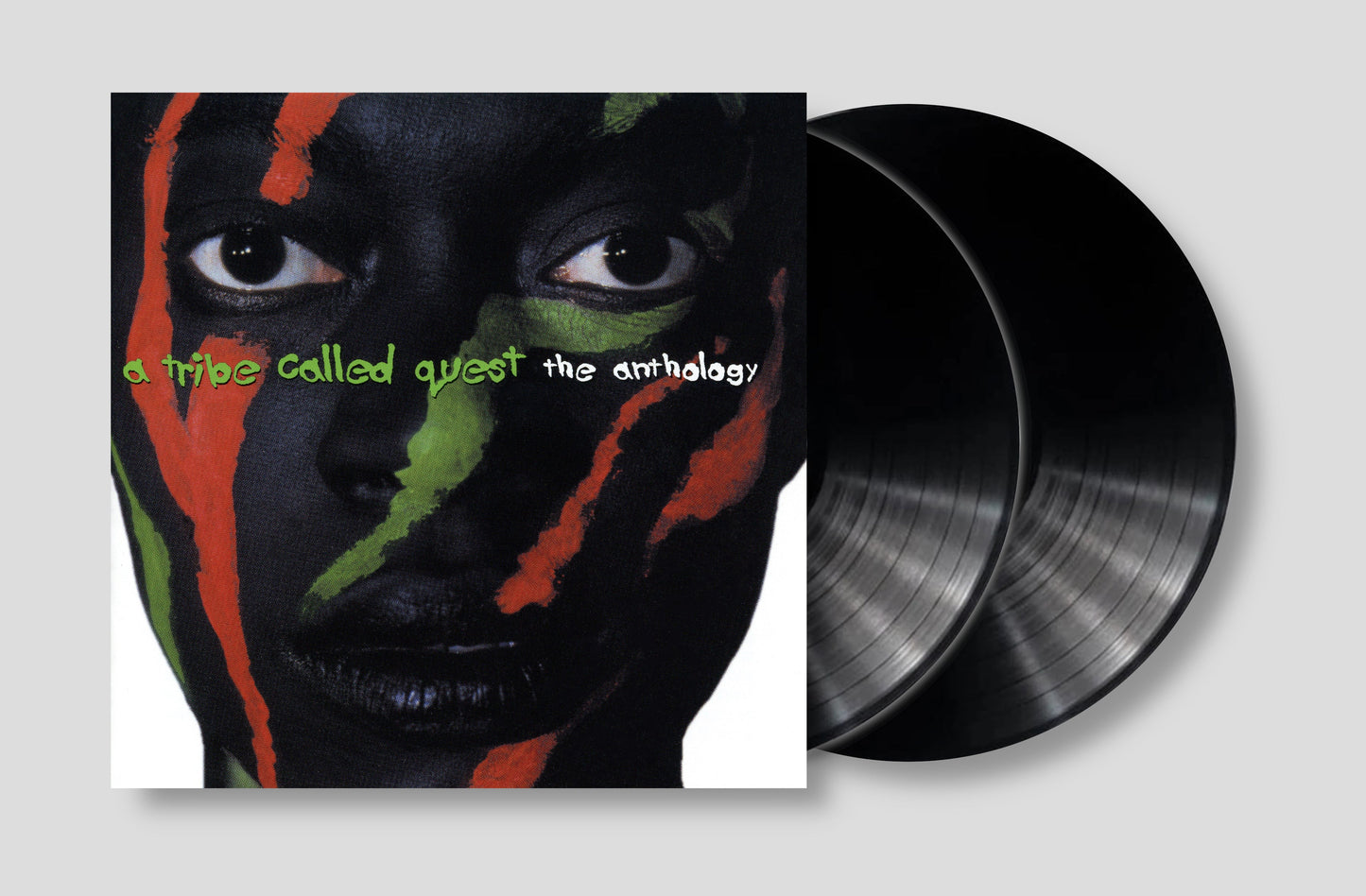 A Tribe Called Quest anthology vinyl record with face artwork.