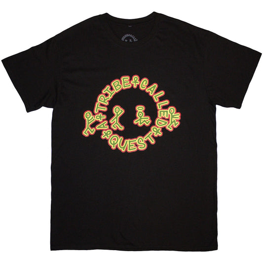 Black t-shirt with A Tribe Called Quest’s Raga logo graphic, size small.