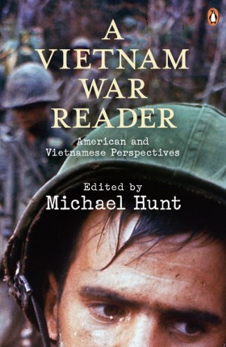 Book cover: “A Vietnam War Reader” with soldiers in foreground.