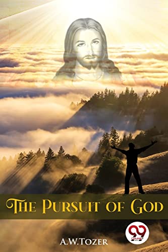 Book cover with Jesus portrait, mountains, and a silhouetted figure.