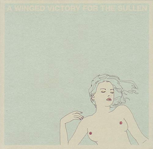 Pale green album cover with a line-drawn nude woman’s face and torso.