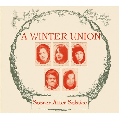 CD cover with portraits of five people framed by foliage.