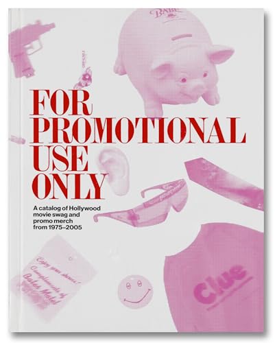 Book cover with pink promotional items and bold red text.
