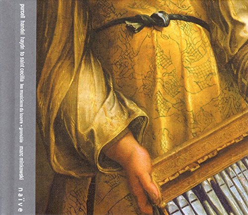 CD cover featuring a detail of a golden robe and a stringed instrument.