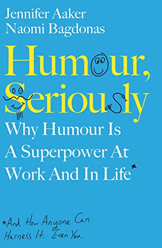 Book cover: "Humour, Seriously" with a smiling face integrated into the title.