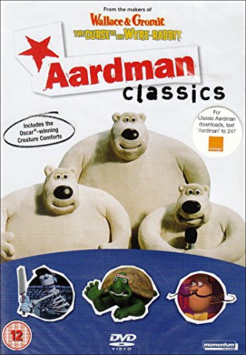 DVD cover featuring three claymation bears and smaller character images.