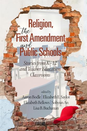 Book cover with brick wall framing a classroom scene.