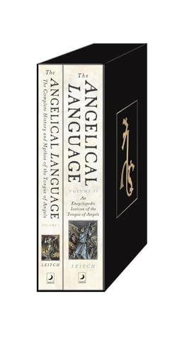 Two-volume book set in a black slipcase titled The Angelical Language by Leitch.