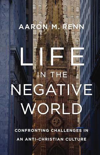 Book cover with a tall church spire rising between city buildings.