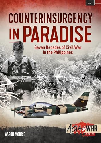 Book cover: “Counterinsurgency in Paradise” depicting soldiers and aircraft.