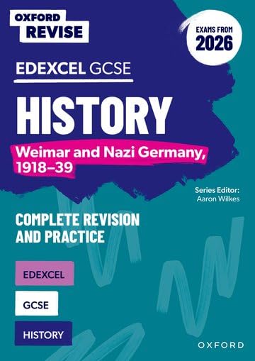 Oxford Revise Edexcel GCSE History textbook cover for Weimar and Nazi Germany 1918-39.