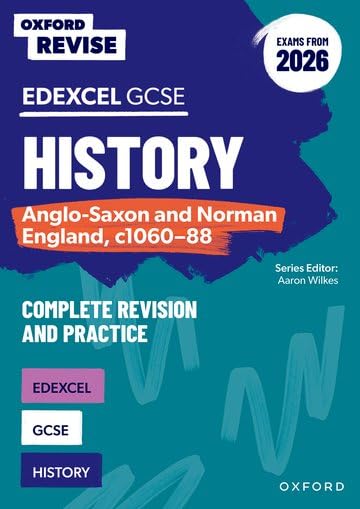 Blue and white textbook cover for Edexcel GCSE History, 1060-88.