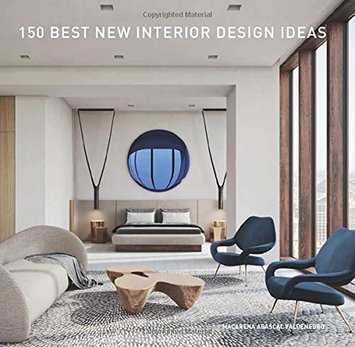 Book cover: modern living room interior with circular artwork and furniture.